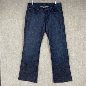 James Jeans‎ 31 Denim Bootcut Dry Aged Dark Mid Rise Hector Casual